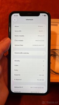 Prodám černý iPhone 11 128GB v.super stavu - 6