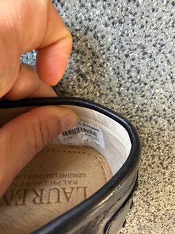 kožené dámské boty značky Ralph Lauren - 6