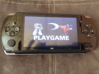 Přenosná herní konzole typu PSP X6 černá - 6