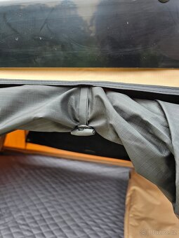 Střešní stan khaki pro auto, zvednutý, pevný ABS - 6