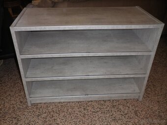 Komoda se 6ti boxy - betonový vzhled - 6