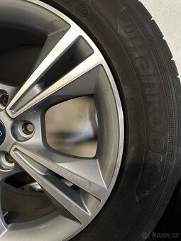 5x108 R16 7J ET50 Ford + letné 215/55 R16 Hankook - 6