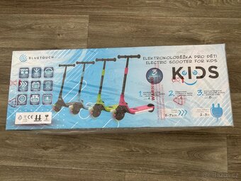 Dětská elektrokoloběžka BT Kids zelená - NOVÁ - 6