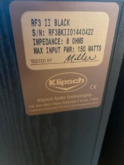 Klipsch RF 3 II 150 W - 6