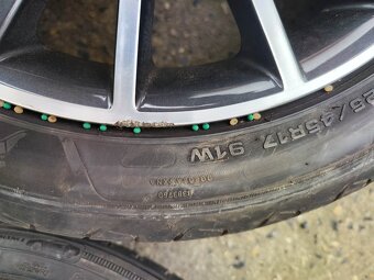 17"letní alu sada 4x98 origo Fiat Bravo 500 Punto 225/45 - 6