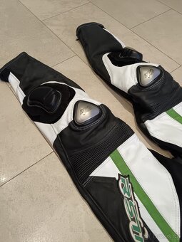 RST-Pánská kožená moto kombinéza, jednodílná - 6