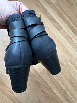 Kozačky kůže 38 (širší nožka H) - 6