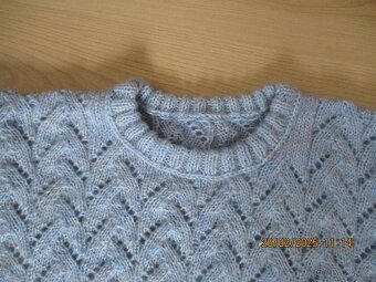 Nový ručně pletený dámský svetr - 6