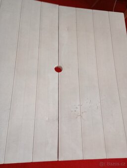 stolek na slunečník+ židle-plast - 6