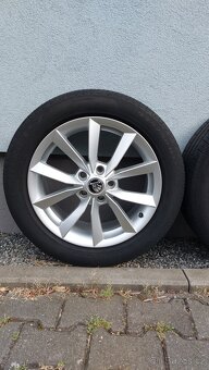 Alu kola 5x112 r17 originál Škoda Yeti - 6