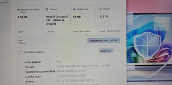 Asus X751M  pěkný stav, HDD  1TB ,  17,4´',nabíječka - 6
