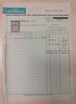 DOKUMENTY PO GENERÁL SS BERNHARD VOSS 1 - 6