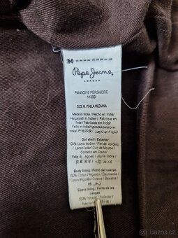 Pánská kožená bunda Pepe Jeans Pershore velikost M - 6