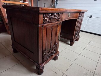 Starožitný psací stůl - 6