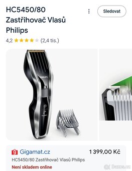 Holicí strojky Philips, na vlasy, vousy a tělo - 6