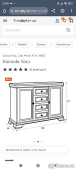 Prodám velkou komodu Zn. Kora. - 6