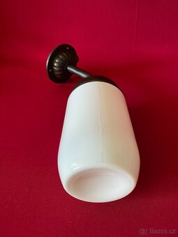 lampa starožitná litinová nástěnná lampa světlo lustr - 6