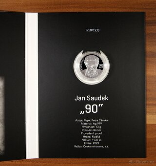 Stříbrný groš - JAN SAUDEK - 90 let - 6