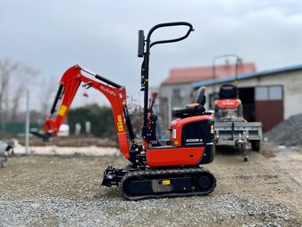 Pronájem minibagr Kubota K008 - 6