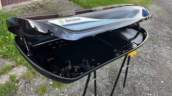 STŘEŠNÍ BOX ORIGO ŠKODA AUTO-SUPER STAV,ZAMYACÍ,2X KLÍČEK - 6