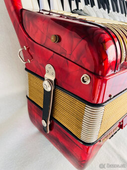 Predám akordeón Hohner Verdi II N- 96 Basový - Made in Germa - 6