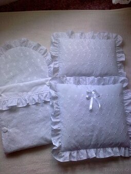 Peřinky do kočárků pro panenky z různých barev-látky Madeiry - 6