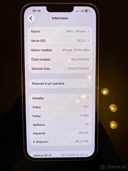 IPhone 13 Pro Max 128GB Gold. - 6