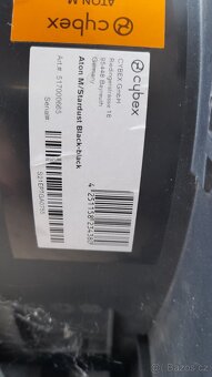 Dětská autosedačka vajíčko Cybex Aton M černá - 6