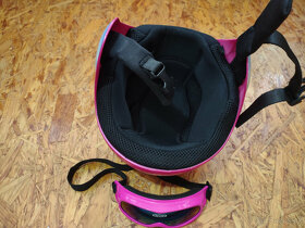 Dětská lyžařská helma KEEN s brýlemi. - 6