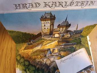 Vojtěch Kubašta 2x retro pohlednice staré leporelo - 6