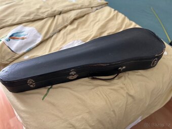 Starý cest.kufr, rozhl.-dratak, dřev. truhlu na nářadí, hobl - 6