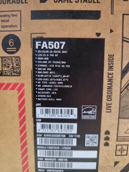 ASUS TUF Gaming A15 FA507NUR-LP028W Mecha Gray kovový - 6