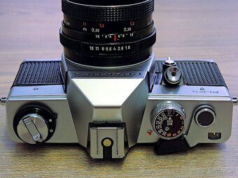 Praktica PLC 3 + 50/1.8 electric MC (M42) + příslušenství - 6