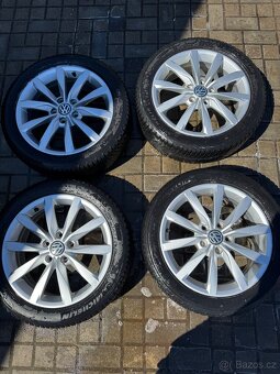 ORIGINÁL Alu Volkswagen Dijon R17, 5x112 - CELOROČNÍ - 6