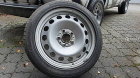 Plechové disky BMW e46 7,5J x 17, 5 x 120, s pokličkami - 6