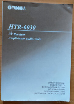 5.1 AV receiver Yamaha HTR-6030+DO+manuál - 6