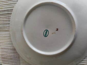 Talířky  porcelánové zlacené - 6