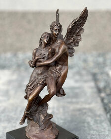 Bronzová soška Amor a Psyché - Cupid a Psyche Metamorfózy - 6