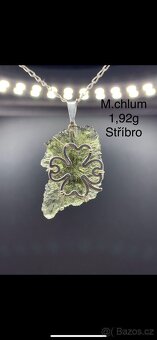 Šperky z vltavínu a stříbra - 6