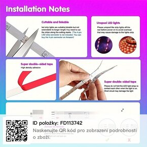 Led páska 15m ovládaní přes mobil nebo dal.ovládání - 6