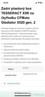 Zadní kufr na čtyřkolku Tesseract - 6