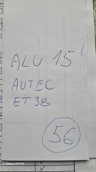 ALU DISK 4 Ks - R16 - 5X112 - ET 38 - Č. 56 - 6