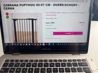 Zábrana na schody, PUPYhou, 90 - 97 cm, černá - 6