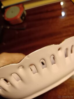 Prolamovaná miska (ažurová) z růžového porcelánu - 6