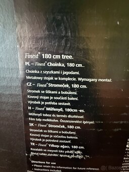 Umělý Vánoční stromek 180cm, včetně osvětlení - 6