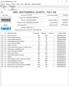 HDD 2.5 WD BLACK 750Gb - 6