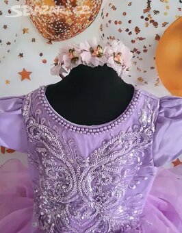 Luxusní šaty s maxi nadýchanou sukní - 6