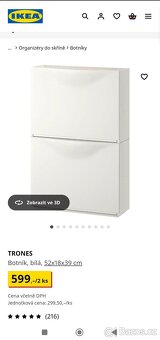 DOVOZ MOŽNÝ 2x 2 páry botniky IKEA TRONES - 6