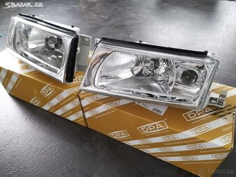 PŘEDNÍ SVĚTLA OCTAVIA 1 / ČIRÁ / KOMPLETNÍ / ZASÍLÁME - 6