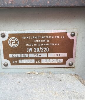 Dřevoobráběcí stroj JW 20/220 pilka,hoblovka - 6